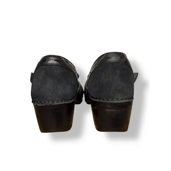 Dansko Sally Mary Jane Black Suede Clogs Women’s EU 41 US 11 - Picture 5 of 7